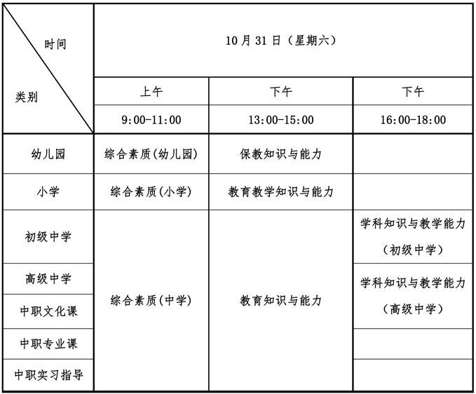 2020年下半年四川教师资格证笔试报名公告